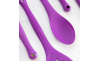 Ложка кухонна Kitchen Craft COLOUR WORKS, фіолетова, силікон, 29 см - 4 Ложка кухонна Kitchen Craft COLOUR WORKS, фіолетова, силікон, 29 см - 4