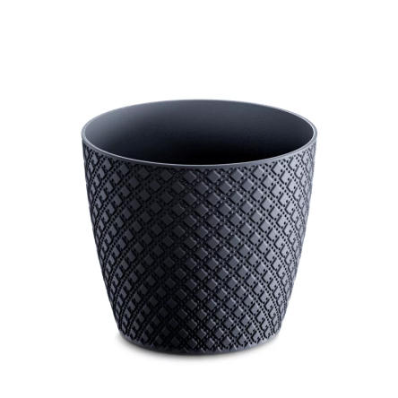 Горщик для квітів Prosperplast ORIENT 13х11см антрацит (26446-449) - 1