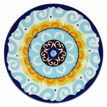 Набор обеденных тарелок Rose&amp;Tulipani Milano NADOR, керамика, диам. 27 см, 6 шт. - 6