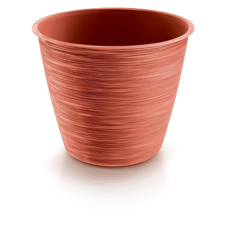 Горщик для квітів Prosperplast FURU-1 16.6х16.6х14.5см круглий мідний (74000-7598) - 1