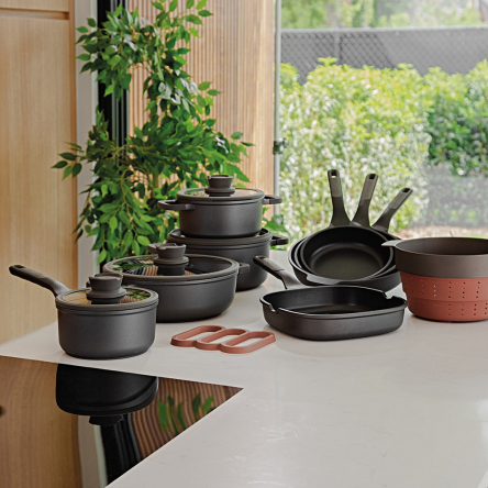 Каструля з антипригарним покриттям BergHOFF LEO STONE+ діаметр 20см, 2.7л (3950592) - 6