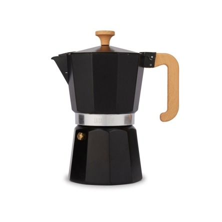 Кавоварка гейзерна Kitchen Craft LA CAFETIERE, чорна, алюміній, 290 мл - 1