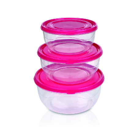 Комплект ємностей круглих SOFT & LOCK 4шт. 0.48л+0.85л+1.4л+2л (UCS-25007) - 1 Комплект ємностей круглих SOFT & LOCK 4шт. 0.48л+0.85л+1.4л+2л (UCS-25007) - 1