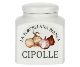 P0126350CD Банка для цибулі La Porcellana Bianca CONSERVA, порцеляна, 3,5 л