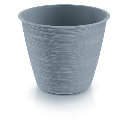 Горщик для квітів Prosperplast FURU-1 16.6х16.6х14.5см круглий світло-сірий (74000-443) - 1