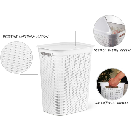 Корзина для белья Rotho BRISEN 50л (RTH-10235) - 3