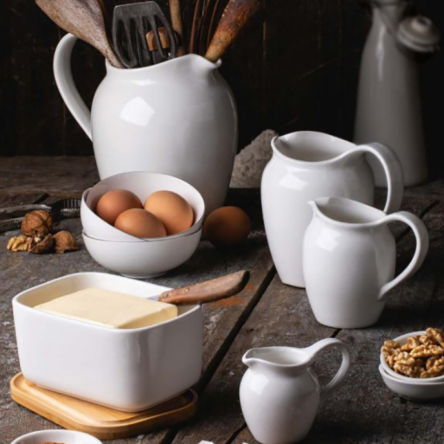 AW0300 Глечик WHITE BASICS KITCHEN порцеляновий, 720 мл - 2 AW0300 Глечик WHITE BASICS KITCHEN порцеляновий, 720 мл - 2