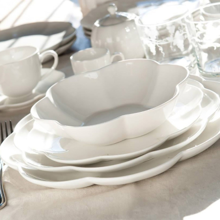 P000200001 Тарелка обеденная La Porcellana Bianca VILLADEIFIORI, 26 см - 6