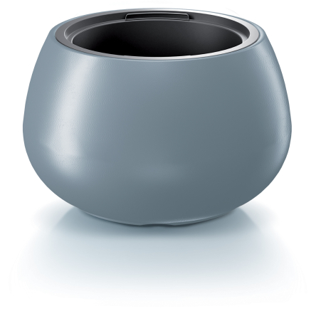 Горщик для квітів Prosperplast HEOS із вкладишем 44х27см світло-сірий (89236-443) - 2