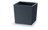 Горшок для цветов Prosperplast URBI SQUARE LOW 29.5х29.5х29см квадратный с вкладышем антрацит (88519-433) - 1 Горшок для цветов Prosperplast URBI SQUARE LOW 29.5х29.5х29см квадратный с вкладышем антрацит (88519-433) - 1