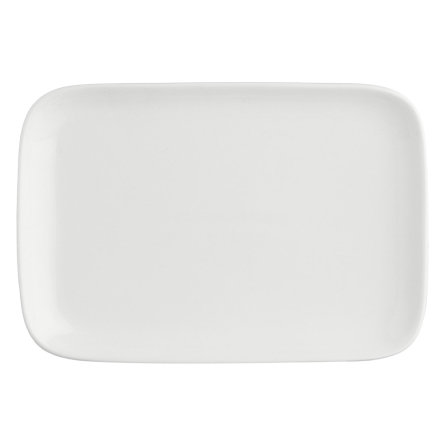 P004703022 Блюдо сервировочное La Porcellana Bianca ESSENZIALE NEW AGE, фарфор, 30 х 22 х 2,1 см - 1