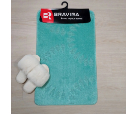 Килимок TM Bravira серія Classik (50х80см) бірюзовий Turquoise, поліпропілен(CLT202006-164)