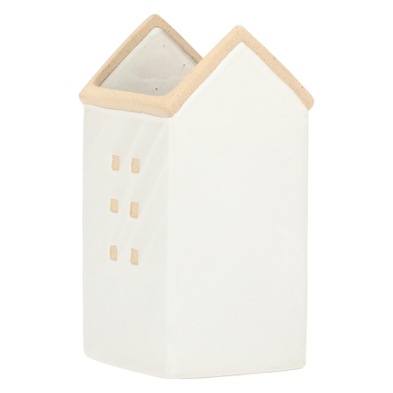 H234000002 Кашпо Rituali Domestici DICASA, керамічне, біле, 10,5 х 10,5 х 20,5 см - 7