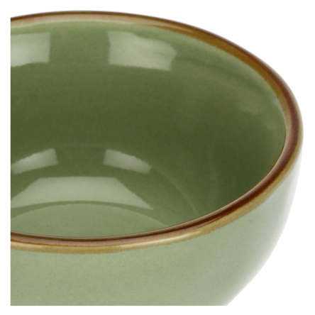 Мисочка Rose&amp;Tulipani Milano CONCERTO VERDE OLIVA, керамограніт, олива, діам. 7 см - 2