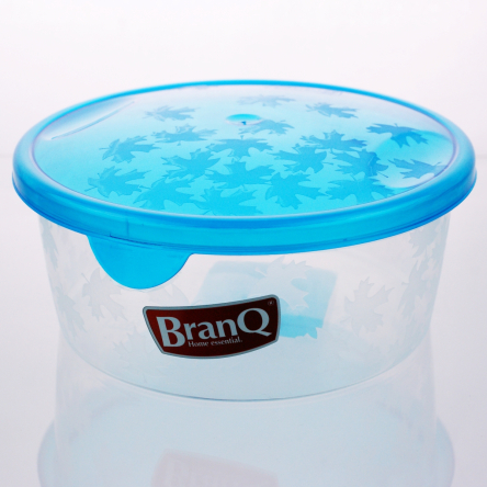 Ємність для морозилки BRANQ RUKKOLA кругла із блакитною кришкою 500мл (BRQ -1140.3) - 1