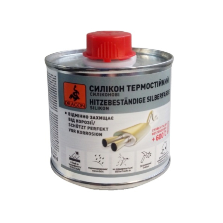 Силікон термостійкий 200мл світлий метал (DRG-32317) - 1