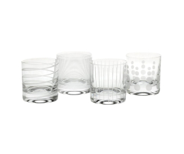 SW910-415 Набор стаканов для виски CHEERS, стекло, 360 мл, 4 пр.