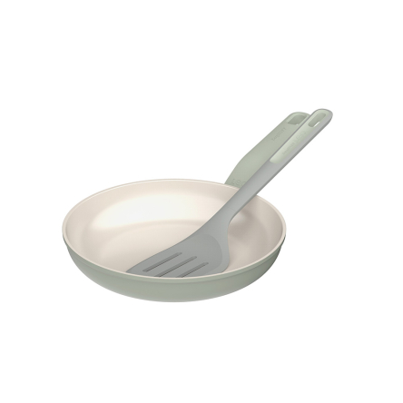 Сковорода с антипригарным покрытием BergHOFF LEO BALANCE SAGE + лопатка диаметр 24см (3950464) - 1 Сковорода с антипригарным покрытием BergHOFF LEO BALANCE SAGE + лопатка диаметр 24см (3950464) - 1