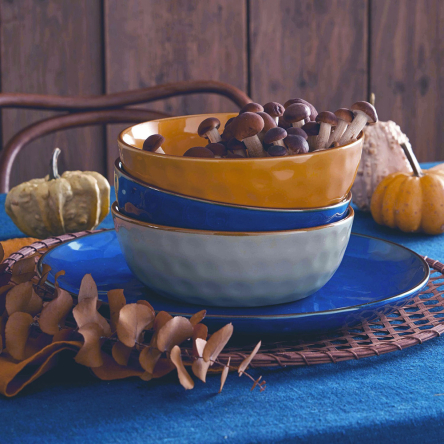 Миска для салата Rose&amp;Tulipani Milano CONCERTO AVORIO, керамограніт, кремовий, діам. 20 см - 4