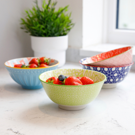 Миска Kitchen Craft GREEN TILE, кераміка, діам. 16 см, 500 мл - 5 Миска Kitchen Craft GREEN TILE, кераміка, діам. 16 см, 500 мл - 5