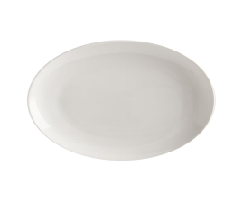 AX0393 Блюдо серверная WHITE BASICS ROUND, фарфоровая, 25 х 16 см