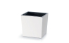 Горщик для квітів Prosperplast URBI SQUARE LOW 24х24х23.5см квадратний із вкладишем білий (88489-449) - 1