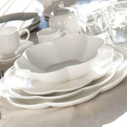 P000200003 Тарілка для салата La Porcellana Bianca VILLADEIFIORI, порцеляна, діам. 23 см - 3