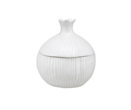 U10311067A83 Банка для чеснока La Porcellana Bianca FATTORIA, фарфор, диам. 14 см, выс. 18 см