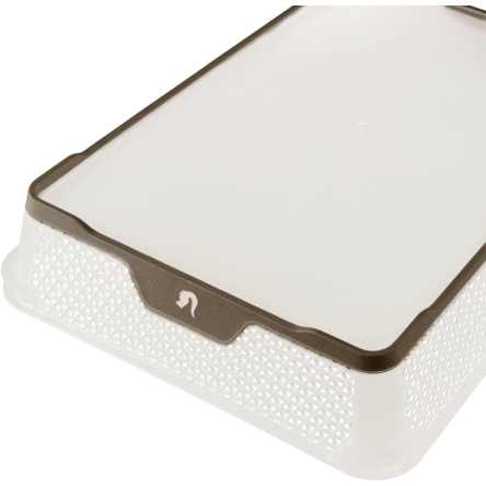 Корзина для хранения Keeeper Jonas А-4 прозрачный/серо-коричневый (Кее 367.3) - 5 Корзина для хранения Keeeper Jonas А-4 прозрачный/серо-коричневый (Кее 367.3) - 5