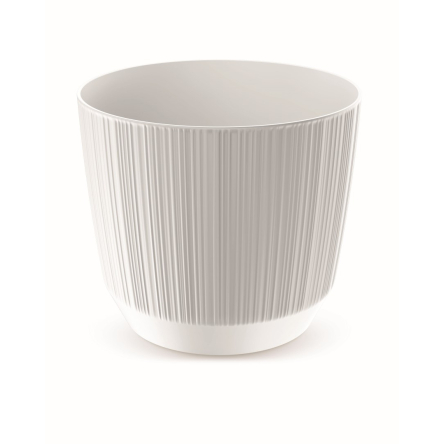 Горшок для цветов Prosperplast RYFO 14.6х14.6х12.6см круглый белый (83743-449) - 1