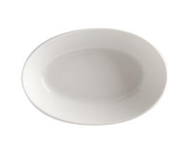 AX0396 Блюдо серверная WHITE BASICS ROUND, фарфоровая, 20 х 14 см