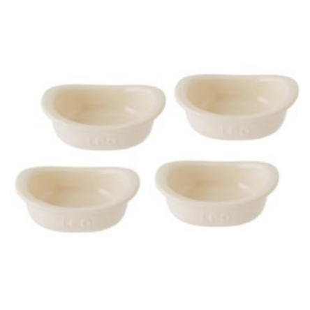 Набор квадратных форм для запекания BergHOFF LEO BALANCE бежевый, керамика, 200 мл 4 предмета (3950503) - 1