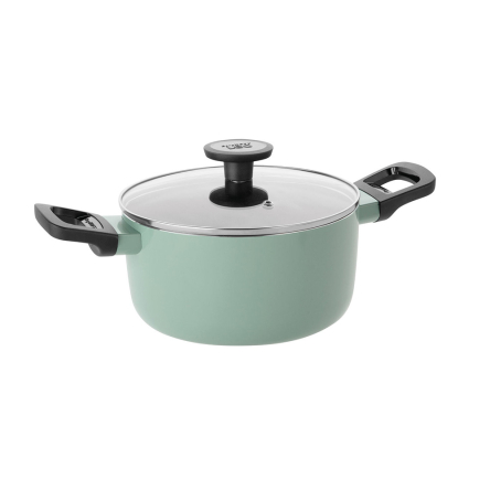 Кастрюля с антипригарным покрытием BergHOFF LEO SAGE, диаметр 20см 2.9л (3950330) - 1