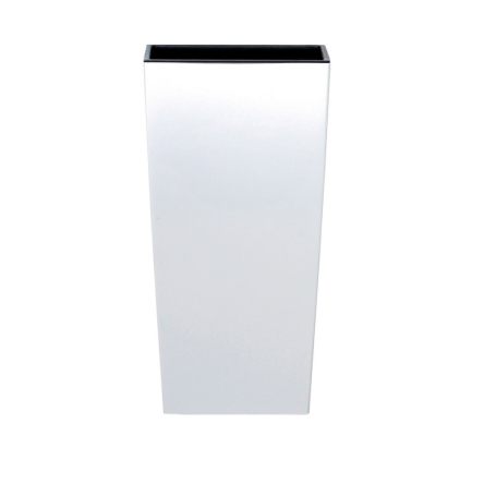 Горшок для цветов Prosperplast URBI квадратный с вкладышем 17х17х32.5см белый (75975-449) - 1