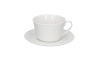 P004300016 Чашка для чая с блюдцем La Porcellana Bianca BOSCO, фарфор, 180 мл - 1 P004300016 Чашка для чая с блюдцем La Porcellana Bianca BOSCO, фарфор, 180 мл - 1