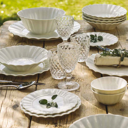 P003600034 Блюдо серверувальне кругле La Porcellana Bianca DUCALE, порцеляна, діам. 34 см - 2 P003600034 Блюдо серверувальне кругле La Porcellana Bianca DUCALE, порцеляна, діам. 34 см - 2