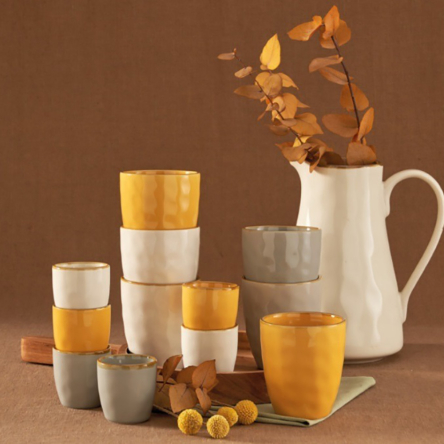 Мисочка Rose&amp;Tulipani Milano CONCERTO AVORIO, керамограніт, кремовий, 8 х 8 см - 4