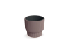 Горшок для цветов Prosperplast Milly 39.5х39.5х37.5см круглый на подставке марсала (67846-4985) - 1