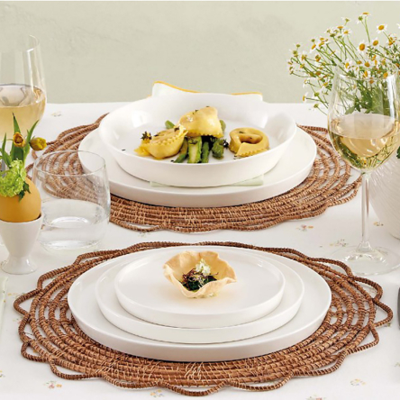 P004400T21 Тарелка обеденная La Porcellana Bianca ESSENZIALE GOURMET, фарфор, диам. 21 см - 4