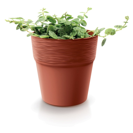 Горшок для цветов Prosperplast FURU-2 17.5х17.9см круглый медный (73720-7598) - 2