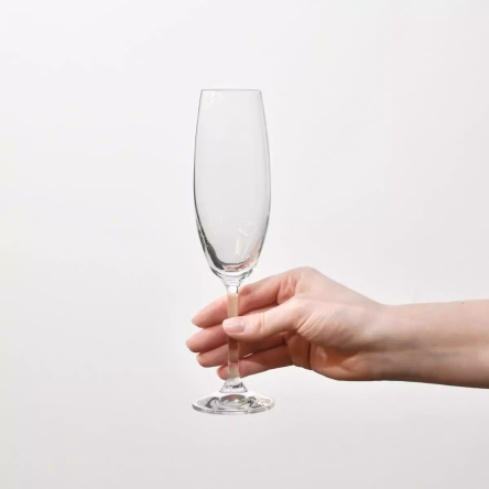 Набір келихів для шампанського VENEZIA 200мл х 6шт (KROS-788098) - 4