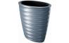 Горшок для цветов Prosperplast FREZE с вкладышем овальный 59х39х58см светло-серый (63653-443) - 2