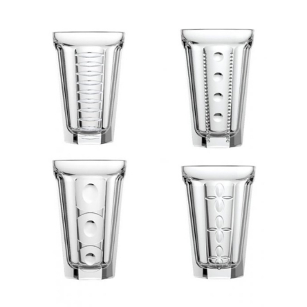 Набір високих склянок коктейлів La Rochere SAGA ASSORTIS, 14,5 см, 350 мл, 4 шт. - 1