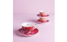 HV0167 Набір чашок для еспресо з блюд. TEAS &amp; C`S Silk Road Cherry Red, діам. 12,5 см, 85 мл, 2 шт - 6