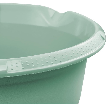 Миска пластикова Keeeper кругла з відливом зелена 6л (KEE-0554.1) - 4