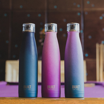 Пляшка металева Built, з подвійними стінками, рожева, 500 мл - 2