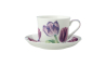 JY0036 Чашка з блюдцем Tulips FLORIADE порцелянова, 480 мл - 1 JY0036 Чашка з блюдцем Tulips FLORIADE порцелянова, 480 мл - 1