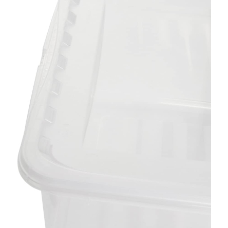 Ящик для зберігання Keeeper Bea з кришкою прозорий 11л (КЕЕ-0579) - 6 Ящик для зберігання Keeeper Bea з кришкою прозорий 11л (КЕЕ-0579) - 6