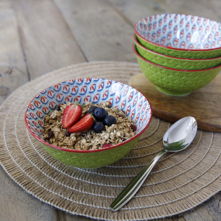 Миска Kitchen Craft GEOMETRIC LINE, кераміка, діам. 16 см, 500 мл - 5