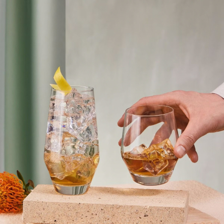 Набір склянок для віскі RAY 380мл х 6шт (KROS-901558) - 7